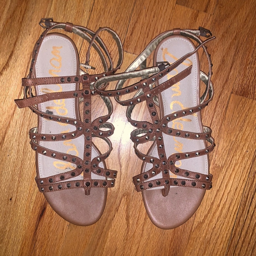 Pre Loved Sam Edelman studded sandals.
